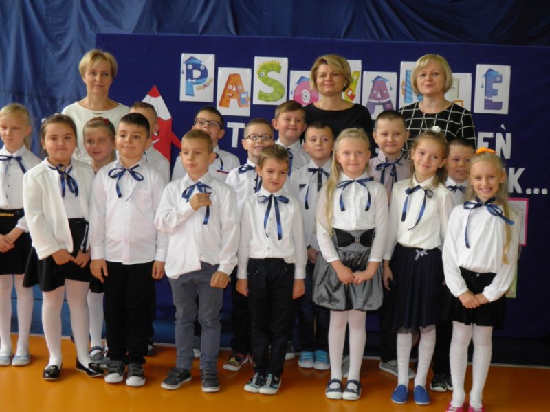 Pasowanie na ucznia klasy I.